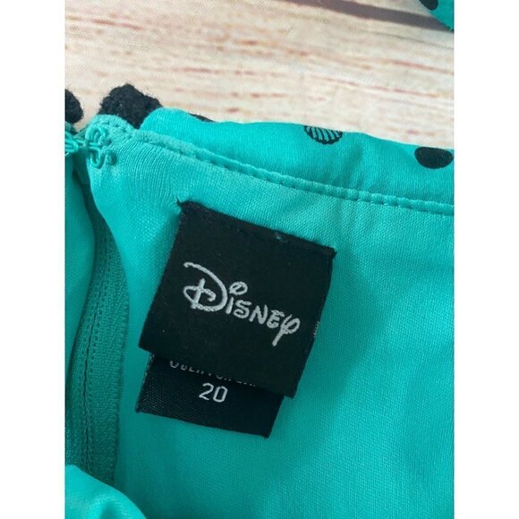 Disney Hot Topic Women's The Little Mermaid Shell Dot Print Dress - 20 - Picture 10 of 16